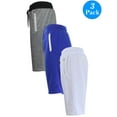 thumbnail image 2 of Men's Marled or Solid French Terry Shorts with Zipper Pockets (3-Pack), 2 of 3