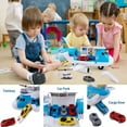Transport Cargo Airplane Toys Carrier Vehicle with 4 Small Toy Cars