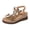 Khaki, variant on Women's Sparkly Butterfly Platform Wedge Dress Sandals Delicated Glitter Pearl Open Toe Elastic Ankle Strap Chunky High Heels Dressy Summer Shoes for Bride Wedding Beach Blue Size 6