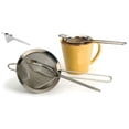 thumbnail image 4 of Fine Mesh Conical Sieve, 18/8 Stainless Steel, Kitchen Collection, Durable Construction, Multi-Purpose, Quality Straining, Polished Rim Handle, Small Needs, 3-Inch, 4 of 7