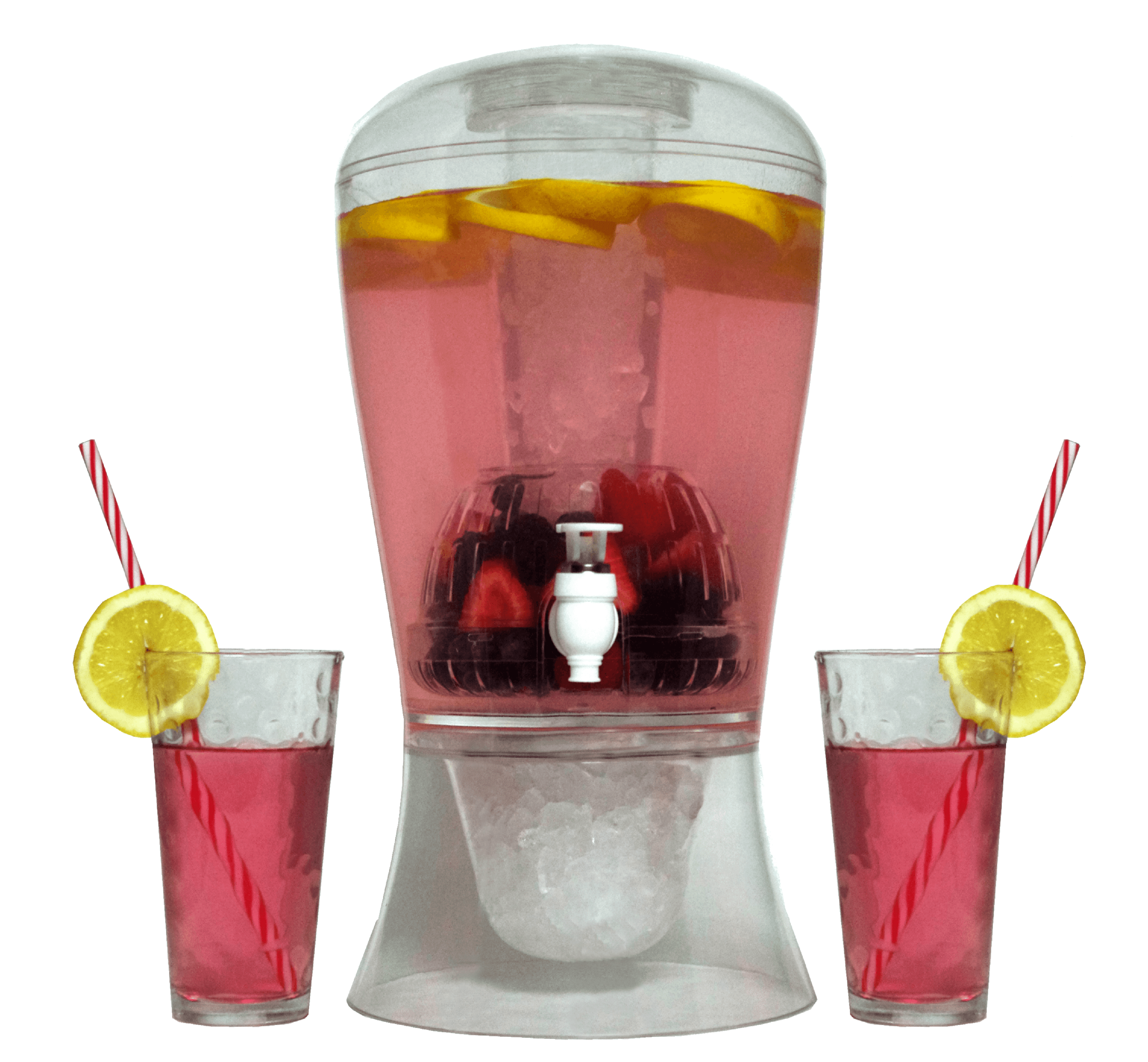 cold drink dispenser with stand