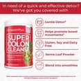thumbnail image 3 of Health Plus Super Colon Cleanse, 12 oz Powder, 68 Servings - Natural Detox, Digestive Constipation Relief, Gentle Gut Cleanse with Psyllium Husk & Senna Leaf, 3 of 5