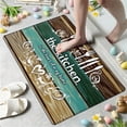 thumbnail image 3 of YIMEIS The Heart of the Kitchen 3Pcs Flannel Mat & Kitchen Rugs Set,16''×24'' 20''×30'' 17''×47'' Inches,Soft Non-slip for Home Bathroom, 3 of 10
