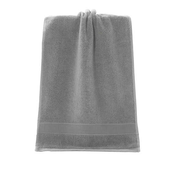 Tunhigl Hand Towel Lightweight Quick Drying Soft Absorbent Cotton Towel for Bathroom Shower Spa Gym Gray