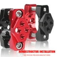 thumbnail image 5 of Motorcycle Headlight Spot Light Turn Signals Holder Mount Bracket Fork Clamp Red, 5 of 7