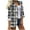 #1 Multicolor, variant on ZUKMRJPC Womens Vintage Plaid Shirts Classic Long Sleeve Button Down Collared Shirt Jacket Loose Lightweight Business Casual Work Tops