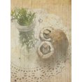 thumbnail image 2 of Orlov, Irena 12x14 Black Ornate Wood Framed with Double Matting Museum Art Print Titled - Herb Still Life IV, 2 of 4