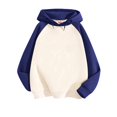 thumbnail image 2 of CNKOO Enfants Garçons Filles Printemps Automne Sweat à Capuche Pull Décontracté Manches Longues Raglan Haut Sweat à Capuche pour Jeunes 5-14 Ans, 2 of 5