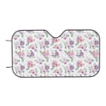 thumbnail image 6 of Lsque Rose Flower B Car Windshield Sun Shade | Accordion Folding Style Auto Shade for Car Truck SUV Van | Blocks UV Rays Sun Visor Protector | Small, 6 of 7