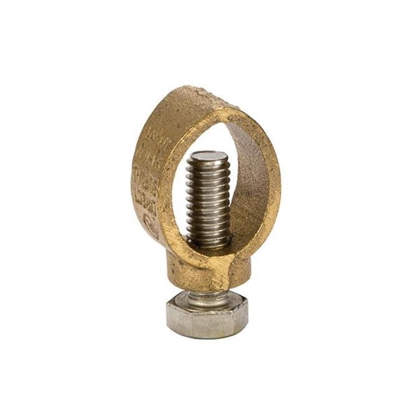 Nsi GRC-3834 0.375 x 0.75 in. Adj Ground Rod Clamp - Bronze