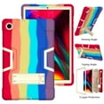 thumbnail image 3 of FIEWESEY Case for Lenovo Tab M10 FHD Plus (2nd Gen) TB-X606, Hybrid Shockproof Defender Rugged Protective Case Cover with Stand for Lenovo Tab M10 Plus(TB-X606F/TB-X606X) 10.3 Inch(Rainbow), 3 of 6