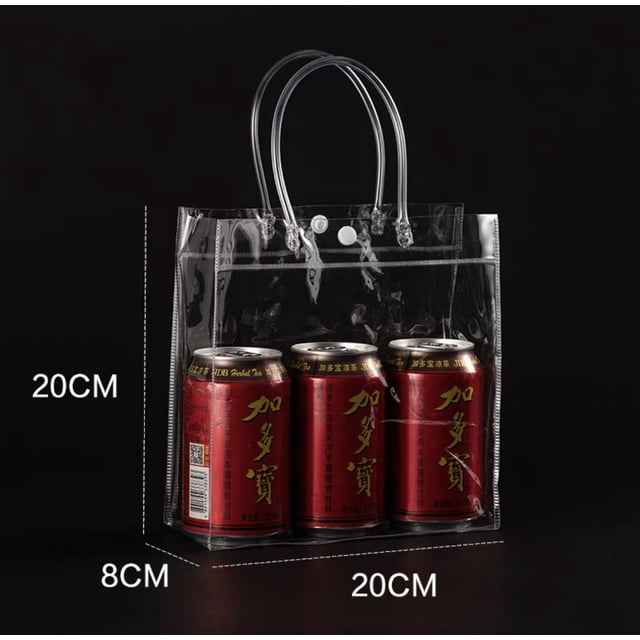 Bolsa de PVC, bolsa de regalo transparente, bolsa para ropa, bolsa de embalaje de regalo, bolsa de plástico, bolsa de compras, bolsa de cosméticos
