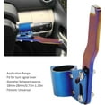 thumbnail image 4 of HUGFEGWE Rallonge de Tige de Direction, Kit de Levier de Signalisation en Position Haute Alliage d'Aluminium Rallonge de Direction Universelle Modification de Voiture (Bleu Grillé) CJB91-35018, 4 of 9