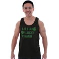 thumbnail image 3 of St Patricks Day Little Lucky Charm Tank Top T Shirts Men Women Brisco Brands S, 3 of 5