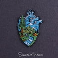 thumbnail image 5 of Parche de ballena Parche bordado de naturaleza Parches termoadhesivos para ropa Parches bordados para exteriores para ropa Apliques Insignia DIY, 5 of 5