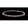 thumbnail image 2 of #11950 Single Row Stretch Rhinestone Bracelet - Rose AB Crystal Silver, 2 of 3