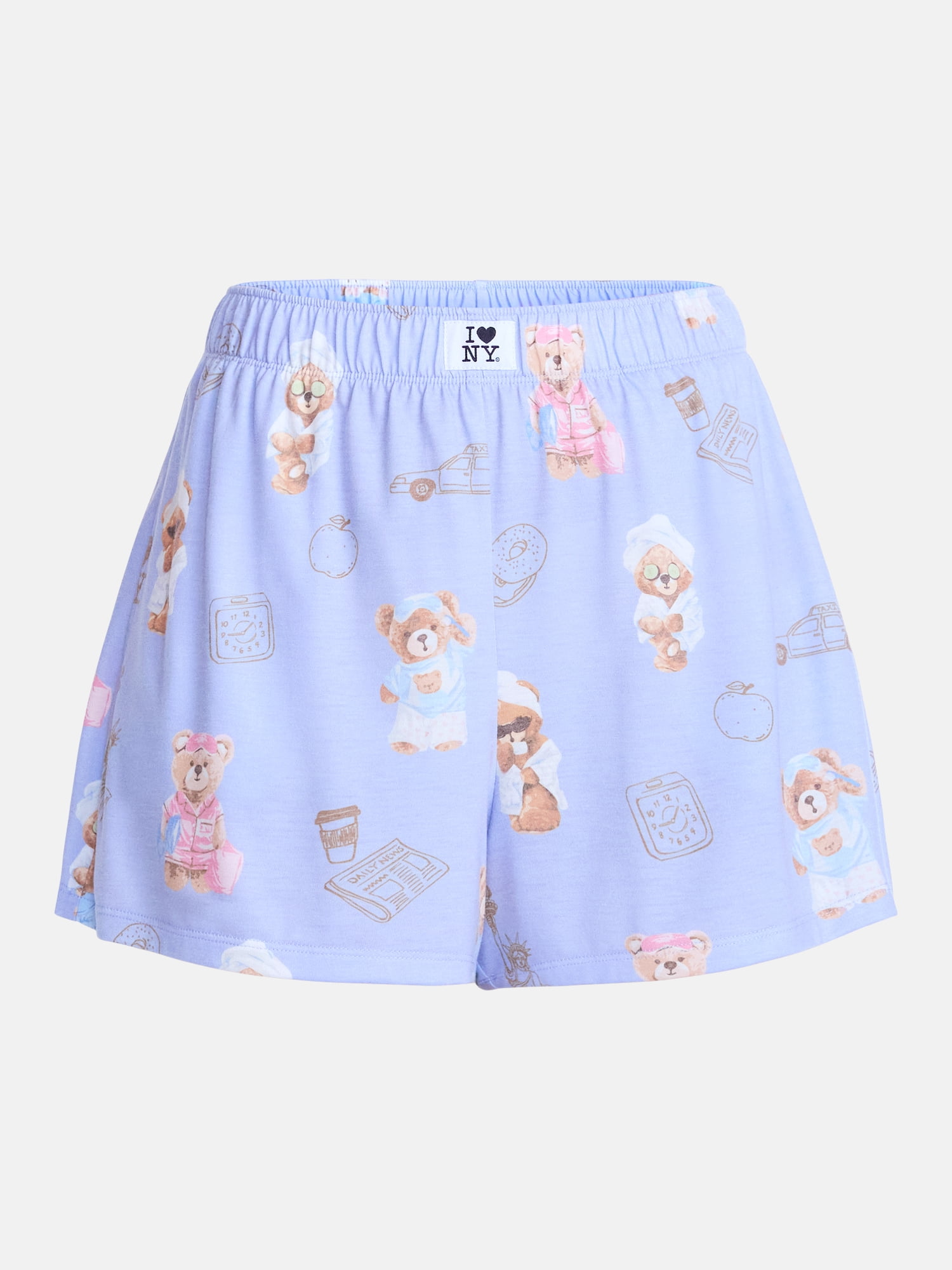 New York Women's Sleep Shorts from Grayson Social, 3" Inseam, 2-Pack, Sizes XS-3X