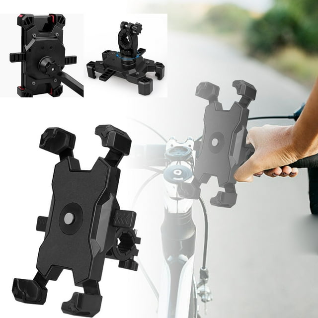 MKHSQHDG Today's Deals Universal Bike Phone Holder for Secure Cycling Adjustable and Easy to Install Smartphone Mount for Handlebar Compatible with 3.5 6.8 Inch Devices Sturdy and Design