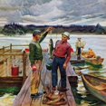 thumbnail image 2 of "The Big One" Painting Print on Wrapped Canvas, 2 of 7