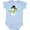 AE-Light Blue, variant on Just Chillin' This Christmas Fun Snowman in Top Hat Boys or Girls Baby Bodysuit