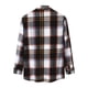 thumbnail image 3 of Camisas Para Hombre Manga Larga Camisa informal de otoño para hombre con estampado a cuadros, blusa informal de manga larga con cuello vuelto (Black, L), 3 of 7