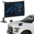 thumbnail image 1 of Carolina Panthers Ambassador 4" x 6" Car Flag Set of 2, 1 of 1