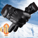 thumbnail image 5 of Guantes de piel de oveja de invierno, guantes cálidos para mensajes con pantalla táctil y forro de cachemira Zhivalor Otros Accesorios Hombre, 5 of 5