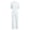 Dot Sky Blue, variant on Alzheimer Patient Nursing Clothing Women Short Sleeve Anti-strip Jumpsuit with Back Zipper for Care Light Green S