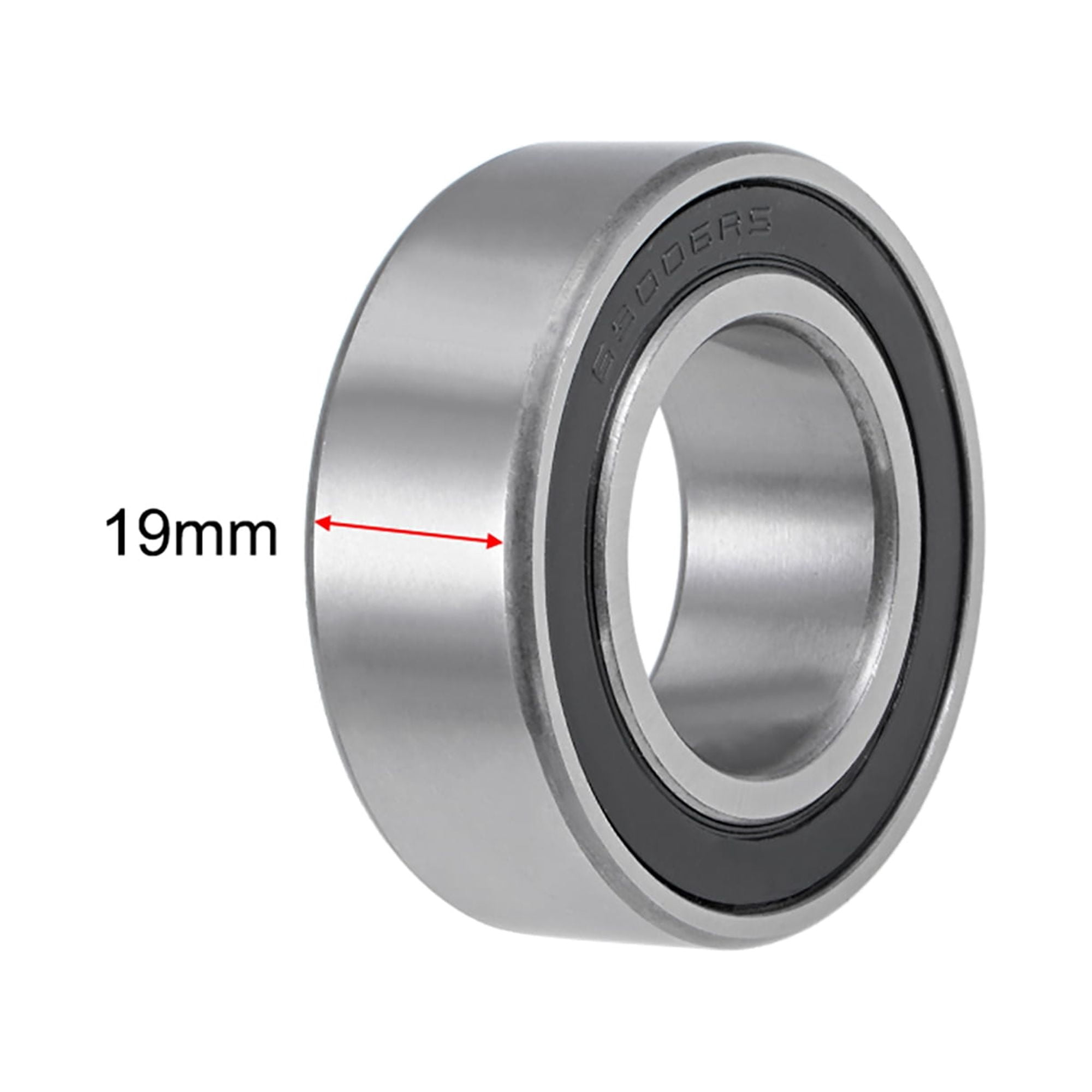 パールル Uxcell 62206-2RS Deep Groove Ball Bearings 30mmx62mmx20mm Double