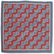 Patch Magic Red Log Cabin Duvet Cover