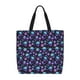 thumbnail image 1 of Balery purple Skull flower Bolsa de Mano para Mujeres con Cremallera, Bolsa de Gimnasio con Compartimentos, Bolsa para Laptop, Bolsa para Trabajo, 1 of 7
