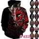 thumbnail image 2 of Sudadera con capucha con estampado 3D de samurái japonés, sudadera con personalidad, ropa de calle de hip hop, sudaderas con capucha estilo Harajuku para hombre, 2 of 5