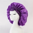 thumbnail image 2 of Sombrero para Mujer,Gorro Ducha para Dormir de Noche,Gorro para el Cabello de Alta Elasticidad, Gorro para la Cabeza, Gorro para el Cuidado del Cabello, Gorro de Noche, Azul Real, 2 of 5