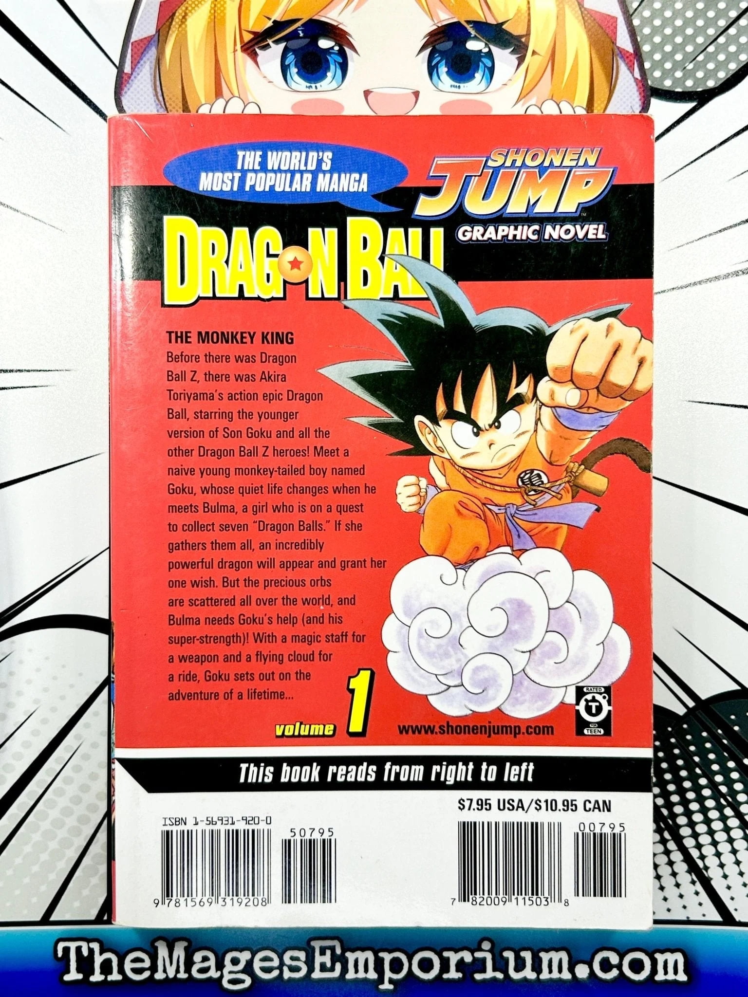 BGS 漫画鑑定 8.5 DRAGON BALL Vol.1 1巻 Dragon Ball Z: Dragon Ball Z, Vol. 1 (Series #1) (Edition 2