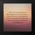 thumbnail image 2 of ArtsyQuotes 20x20 Black Modern Framed Museum Art Print Titled - Ralph Waldo Trine Quote: Law of Prosperity, 2 of 5