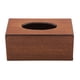 thumbnail image 4 of Caja de pañuelos rectangular de madera elegante natural para sala de estar, dormitorio, cocina (ligera), 4 of 5