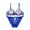 Blue, variant on Womens Fashion 2026 Women's Bra and Panty Set 2 Piece Sexy Lace Babydoll Lingerie Self Tie Bra and Strappy Panty Thong for Wedding Travel