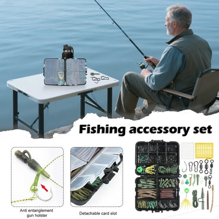 YUANGUI Fishing LuresFishing Lures Baits Tackle Including Crankbaits Spinnerbaits Plastic Worms Jigs Topwater Lures Tackle Box and More Fishing Gear Lures Kit Set 292Pcs Fishing Lure Tackle