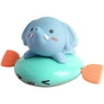 thumbnail image 1 of Baby Bath Toy Cute Pull String Animal Water Play Toy Bathtime Toy for Toddlers, 1 of 10