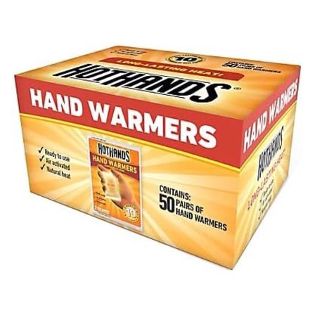 Hand Warmer Bulk 50 pk. Box (50 Pairs)