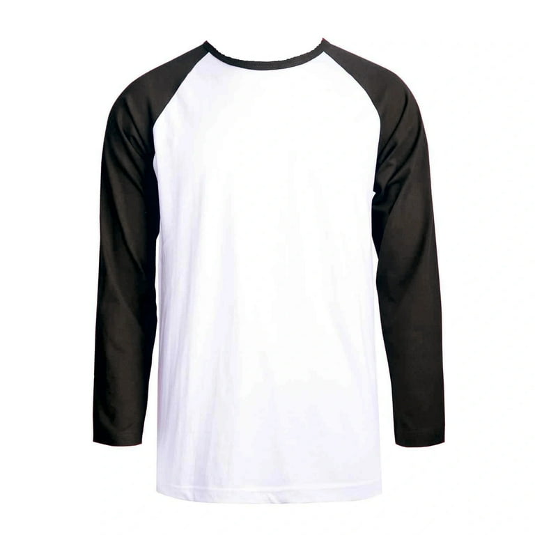 Men's Long Sleeve Crew Neck Casual Dynamic Cotton Raglan T Shirts