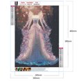 thumbnail image 2 of Pintura de diamante 5D DIY Taladro redondo completo Vestido de novia Kit Decoración para el hogar (NH3112), 2 of 9