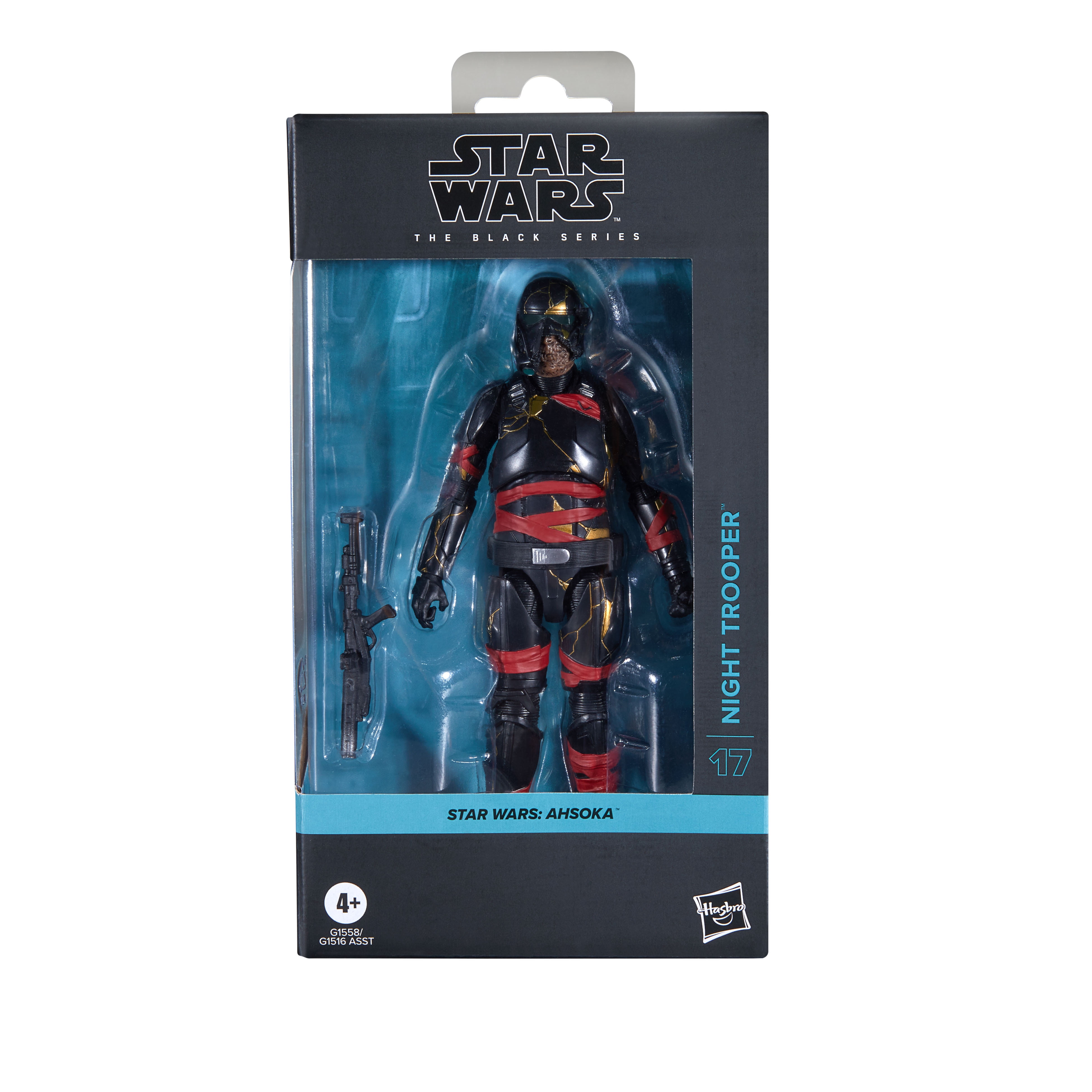 Star Wars The Black Series Night Trooper, Star Wars: Ahsoka Collectible Action Figure (6”)