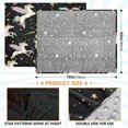 thumbnail image 4 of 70x55 Inches Glow in The Dark Blanket Cozy Throw Camping Blankets for Home and Outdoor Use Winged Unicorns, 4 of 8