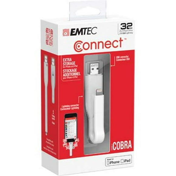 EMTEC ECMMD32GT503 Flash Drive - 32GB USB3 iCobra