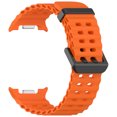 thumbnail image 6 of XiHAMA Ocean Silicone Sport Band - Compatible with Samsung Galaxy watch 8 Classic 46MM/Galaxy watch 8 40MM/44MM for Men Women, Breathable Soft Waterproof Strap, Ocean Silicone Sport Strap, 6 of 13