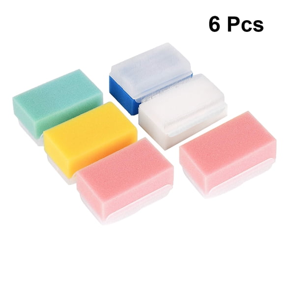 HONITANO 6Set Sensory Items Tactile Sensory Training Massage Sea Sponge Assorted Color for Infant Bathing Tool