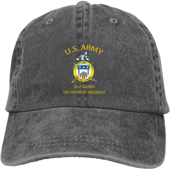Us Army Old Guard 3rd United States Infantry Regiment Dad Hat Baseball Unisex Baseball Adjustable Washed Cap
