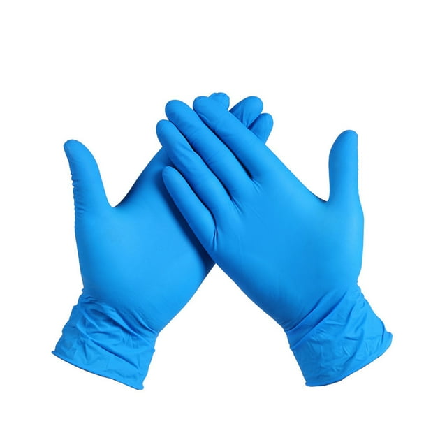 Gants en Nitrile Professionnels, Conception Ambidextre, Résistants aux Produits Chimiques, Sûrs pour les Aliments, Sans Latex, Sans Poudre, Protection de Qualité Médicale pour les Professionnels de la Santé et de la Restauration