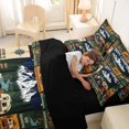 thumbnail image 5 of Catabedysis Country Style Camping 7-Piece Twin Bedding,Happy Camping Print Bedding Comforter Set For Boys,Multicolor,Black Reversible, 5 of 7